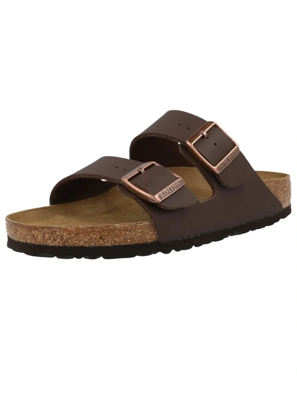 NWT Birkenstock Arizona Birko-Flor Brown Unisex Size 44 R US M 11-11.5 | US W 13